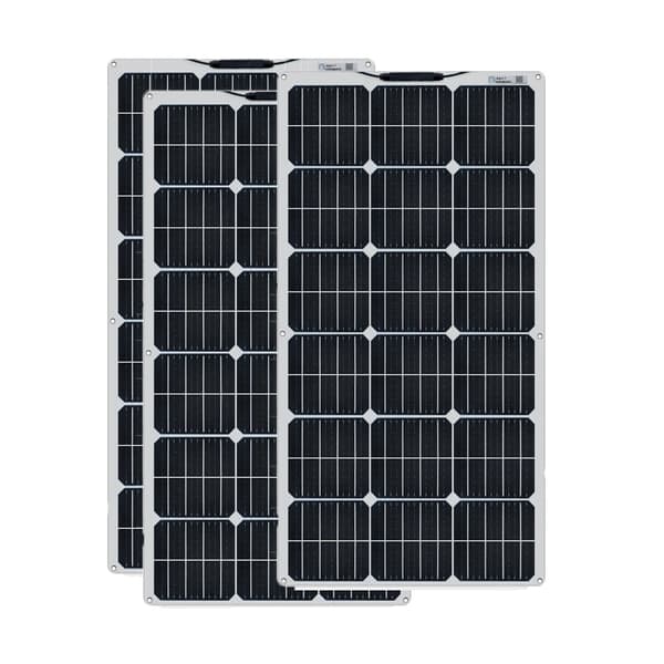 Solpanelset, Hög effektivitet Monokristallin, Flexibel design,300W Vit