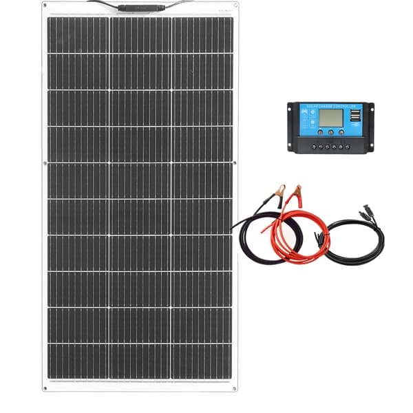 Flexibel solpanel, hög effektivitet 24%, lättviktig 1,7 kg,100W Solkit