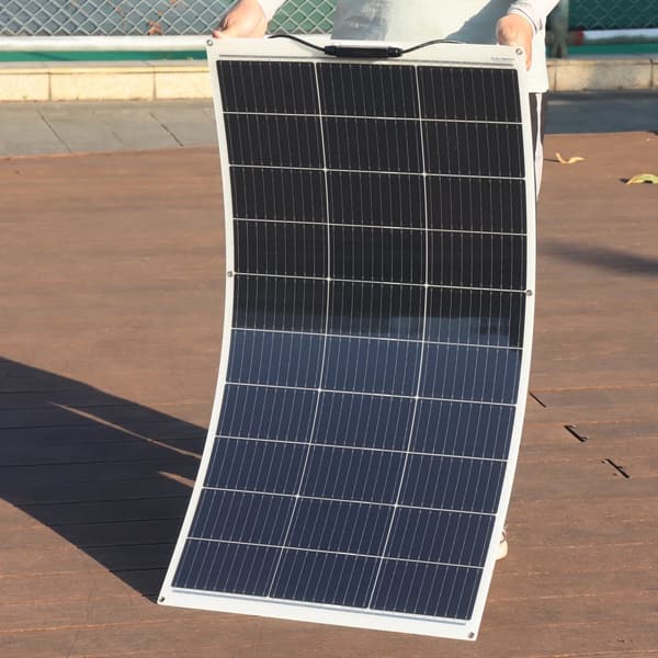 Flexibel solpanel, 110W effekt, monokristallin konstruktion,130w 1000x550mm-a