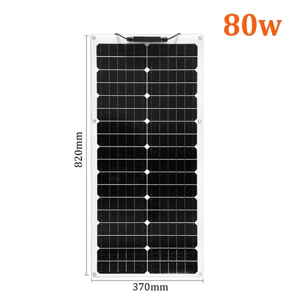Solpanel, 120W maximal effekt, lättviktsdesign,80w DHL7-10Dagar