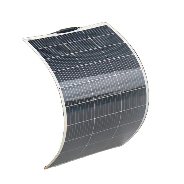 240W Flexibelt Solpanel, Hög Effektivitet 21,8%, Komplett Installationskit,120w vit
