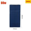 Miniatyrbild 2 av 2: Flexibel solpanel, 100W maximal effekt, lätt och hållbar,80w Flexibel DHL-a