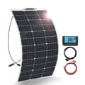 Miniatyrbillede 2 af 2: Fleksibel Monokrystallinsk Solpanel, 100W Effektudgang, Nem Installation,100w solsystem