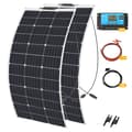Miniatyrbillede 2 af 2: Fleksibel Monokrystallinsk Solpanel, 100W Effektudgang, Nem Installation,200w solsystem
