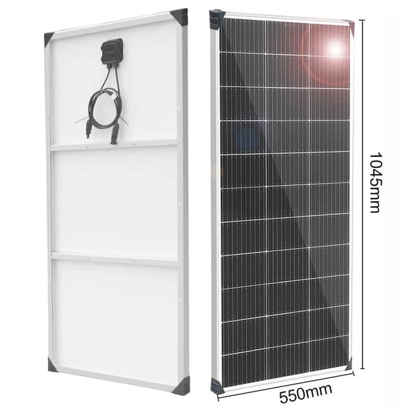 Solpanel, 300W maximal effekt, effektiv energikonvertering,300w 2st 150w