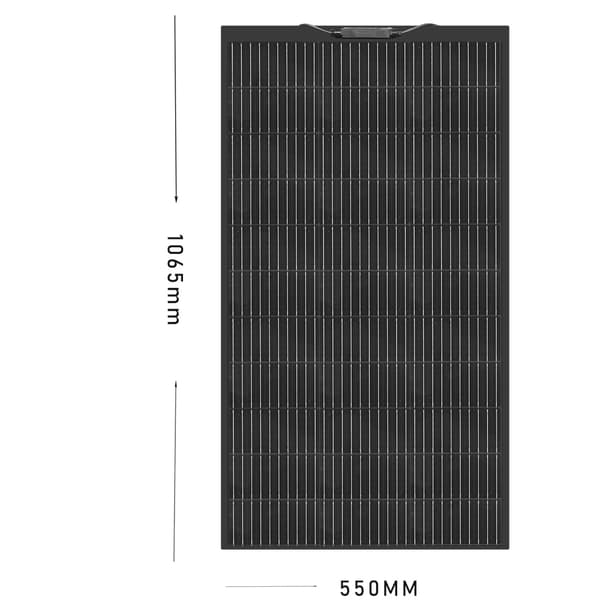 Fleksibel Solpanel, 50W / 100W / 120W Muligheder, Høj Effektivitet 24%,120W solpanel