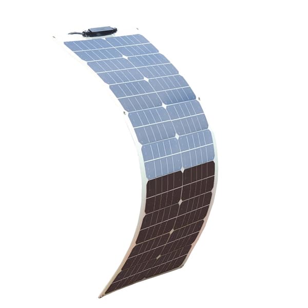 Flexibel solpanel, 110W effekt, monokristallin konstruktion,80w 820x370mm