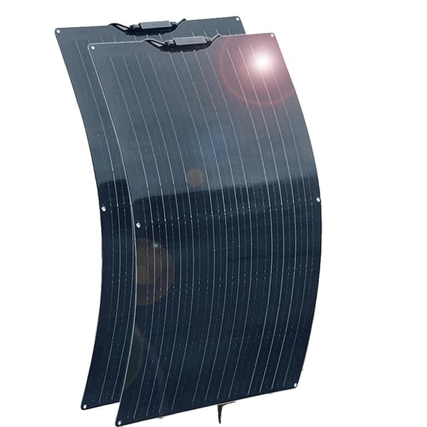 Fleksibel solpanel, letvægts og bærbar, holdbar konstruktion,200w 2stk DHL