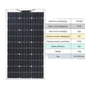 Miniatyrbillede 1 af 2: Solpanel Kit, 50W / 100W Strømmuligheder, Høj Effektivitet,18V100W solpanel