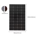 Miniatyrbillede 2 af 2: Solcelleanlæg, monokrystallinsk silicium, 200W og 150W muligheder,200W Solarpanel