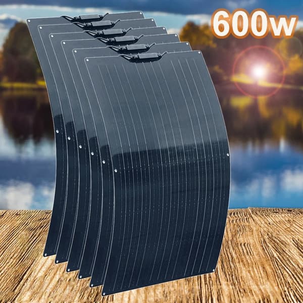 Joustava aurinkopaneeli, kevyt ja kannettava, kestävä rakenne,600w 6kpl DHL