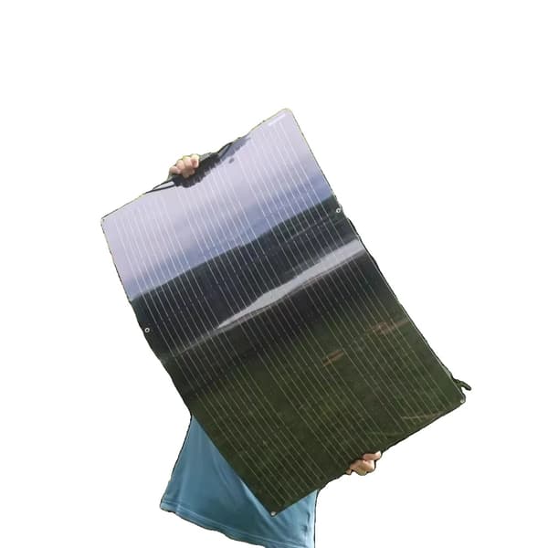 Flexibel solpanel, hög effektivitet upp till 21%, mångsidig för användning i husbil och marin,120w 975x550mm