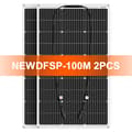 Miniatyrbillede 2 af 2: DOKIO Fleksibelt Solpanel, 200W Maksimal Effekt, Letvægts og Holdbart,200W