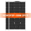 Miniatyrbillede 1 af 2: DOKIO Fleksibelt Solpanel, 200W Maksimal Effekt, Letvægts og Holdbart,200W