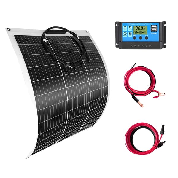 100W Solarsystem Kit, Vattentålig Design, Hög Effektivitet,1 ST 100W Kit