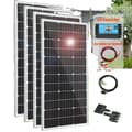 Miniatyrbillede 1 af 2: Solpanelkit, 12V-controller, holdbart hærdet glas,600w Kit DHL