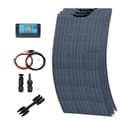 Miniatyrbild 1 av 2: Flexibelt solpanelset, effektiv 24% konverteringsgrad, lätt och bärbar design,12v 300W