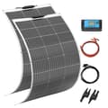 Miniatyrbillede 2 af 2: Fleksibel Solpanel, 100W Effektudgang, Høj Konverteringseffektivitet,12V 200W sæt
