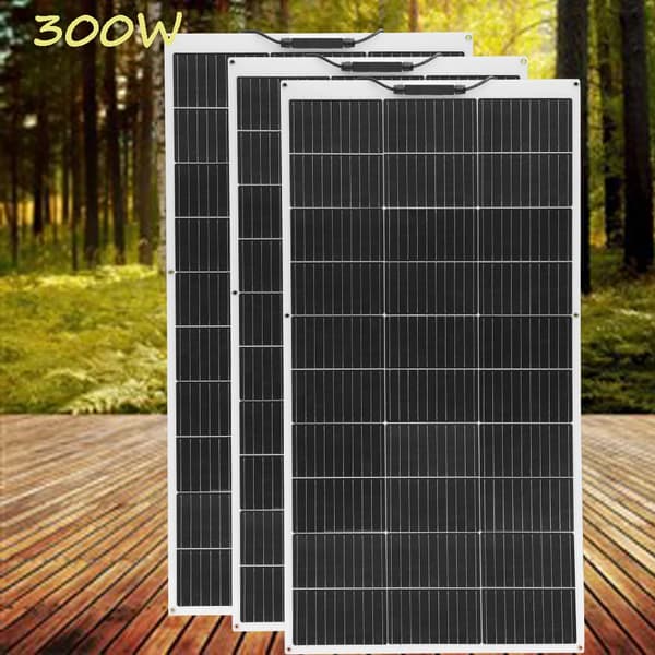 Flexibel solpanel, 100W effektutgång, hög omvandlingseffektivitet,300W solpanel