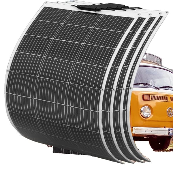 Flexibel solpanel, 100W maximal effekt, lättviktsdesign,100W 4st