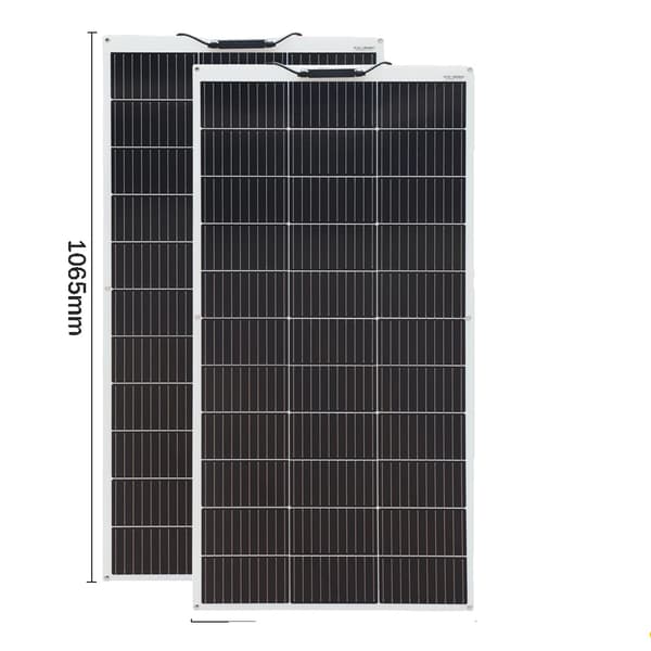 Flexibelt solpanelpaket, hög effektivitet, hållbar och vattentät,300w 2st 150w-a