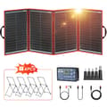 Miniatyrbillede 1 af 2: Bærbar Solpanel, 195W Maksimal Effekt, Foldbart Design,195W med 4 stk. stativ
