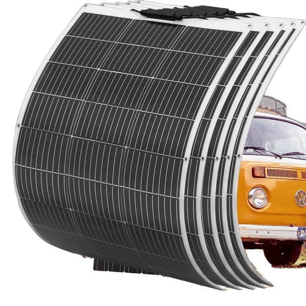 Fleksibel Solpanel, 100W Maksimal Effekt, Letvægtsdesign,100W 5stk