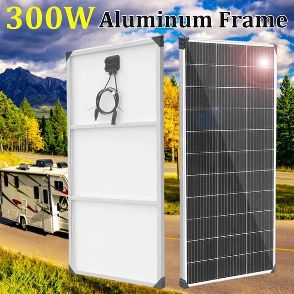 Aurinkopaneeli, 150W Teho, 21% Tehokkuus, 1045 x 550 x 25 mm Koko,300w 2kpl 150w