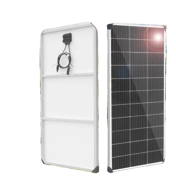 Solpanel, 150W effekt, 21% effektivitet, 1045 x 550 x 25 mm storlek,300w 2st 150w