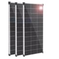 Miniatyrbillede 1 af 2: Solpanel, 150W effekt, 21% effektivitet, 1045 x 550 x 25 mm størrelse,450w 3stk 150w
