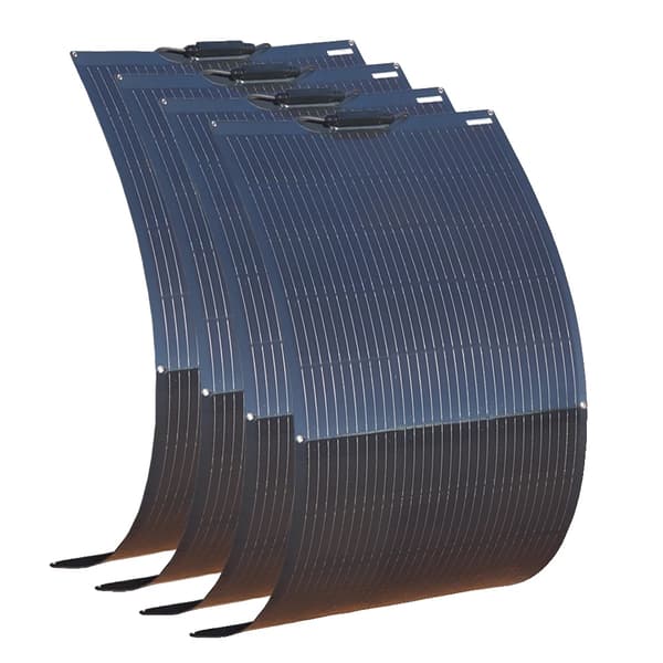 Joustava aurinkopaneelisarja, korkea hyötysuhde, kestävä ja vedenpitävä,600w 4kpl 150w