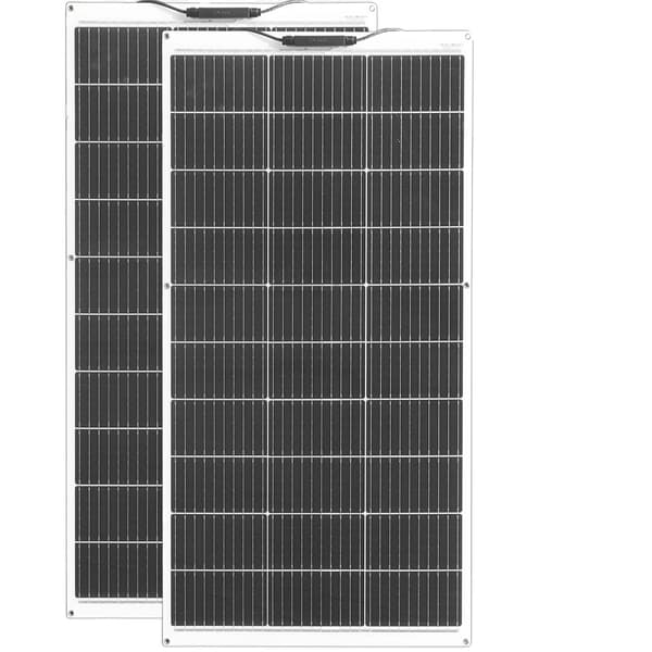 Fleksibel Solpanel, Høj Effektivitet 24%, Letvægts 1,7 kg,200W-2x100w-a