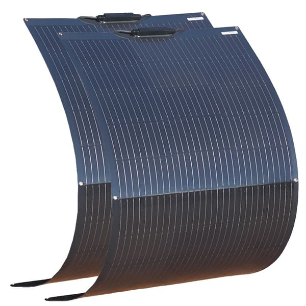 Fleksibelt solcellepanelkit, høj effektivitet, holdbar og vandtæt,300w 2stk 150w