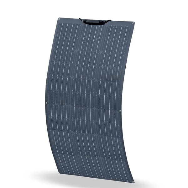 Fleksibel Solpanel, Høj Effektivitet 100W/120W, Letvægtsdesign,sort 100w