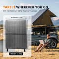 Miniatyrbillede 2 af 2: Bærbar Solpanel, Foldbart Design, Flere Strømmuligheder,100w Foldbar Solcelle