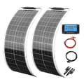 Miniatyrbillede 2 af 2: Monokrystallinsk Fleksibelt Solpanel Kit, Høj Effektivitet 21,8%, Ideelt til Off-Grid Anvendelser,100W Kit Hvid