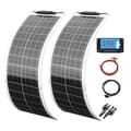 Miniatyrbillede 1 af 2: Monokrystallinsk Fleksibelt Solpanel Kit, Høj Effektivitet 21,8%, Ideelt til Off-Grid Anvendelser,100W Kit Hvid