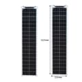Miniatyrbillede 2 af 2: Monokrystallinsk Fleksibelt Solpanel Kit, Høj Effektivitet 21,8%, Ideelt til Off-Grid Anvendelser,100W Hvid