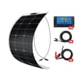 Miniatyrbild 1 av 2: DOKIO Flexibelt Solpanel, 100W/200W Alternativ, Vattentålig Design,100W set