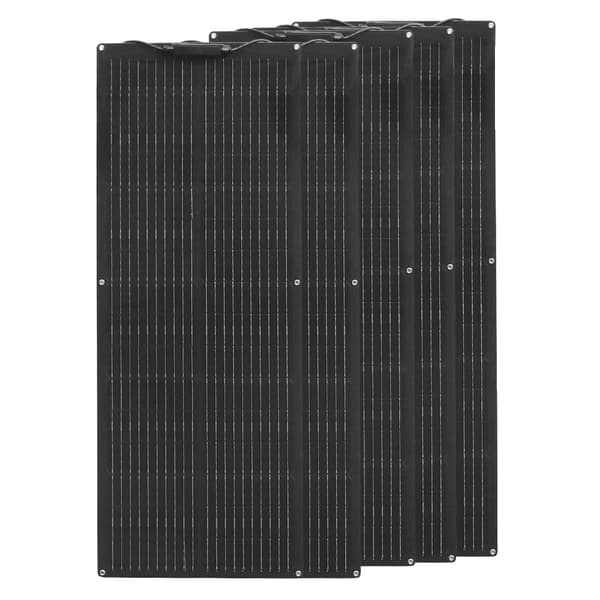 Fleksibel solpanel, semi-fleksibel design, høj effektivitet 24%, velegnet til udendørs brug,5 Stk 80W (400W)