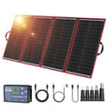 Miniatyrbillede 1 af 2: Solpanel, 300W effektudgang, bærbart foldbart design,300W