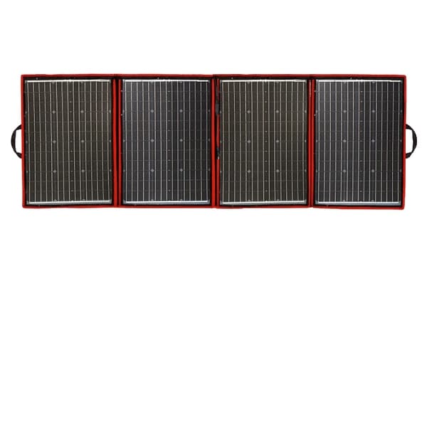 Bærbart Solpanel Sæt, 200W Effektudgang, Fleksibelt og Sammenfoldeligt Design,200W Solar Panel Set