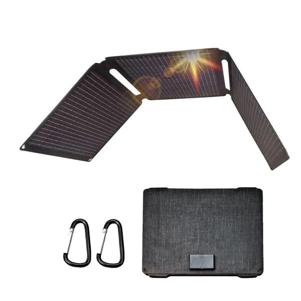 35W Bærbart Solpanel, Høj Konverteringseffektivitet, Dobbelt Opladningsporte,35w solpanel