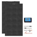 Miniatyrbillede 2 af 2: Fleksibelt solpanel kit, høj effektivitet 24%, holdbart monokrystallinsk silicium,2 stk 120W sæt