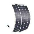 Miniatyrbillede 1 af 2: 12V Fleksibelt Solpanel, Monokrystallinsk Silikon,200w 2stk 100w
