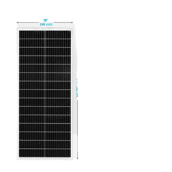 Rigid solpanel, 120W effekt, hög effektivitet 24%,16.5V 100W