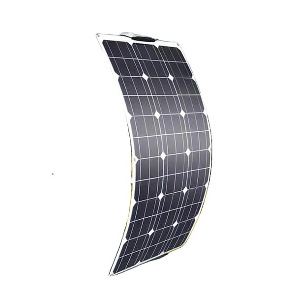 12V Fleksibelt Solpanel, Monokrystallinsk Silikon,100w 1000x500mm