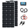 Miniatyrbillede 1 af 2: Fleksibelt Solpanel Kit, 200W Nominel Kapacitet, Letvægtsdesign,12V 24V 200W kit-a