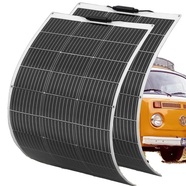 Flexibel solpanel, 100W maximal effekt, lättviktsdesign,100W 2st