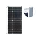 Miniatyrbillede 1 af 2: WUZECK 100W Solpanel, 24% Effektivitet, Holdbar Vejrbestandig Design,Størrelse 105x530cm